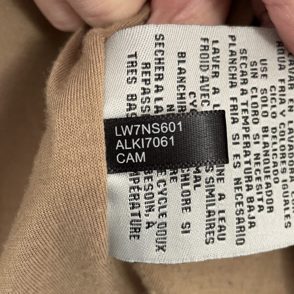 Levi’s Teddy Sherpa Bomber Jacket Camel Size Large - Picture 9 of 12